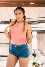 Fake Hostel - African Black babe and SE Asian threesome - 05/21/2021