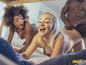Fake Hostel - Horny Teens First BBC - 01/03/2020