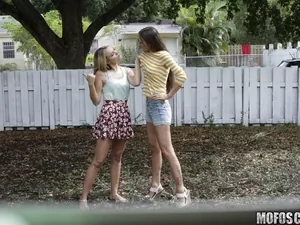 Pervs On Patrol - Blonde Hottie's Strip Girlfight - 10/07/2014
