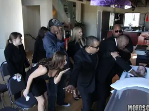 Milfs Like It Black - Sex at a Funeral - 02/21/2011