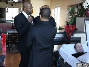 Milfs Like It Black - Sex at a Funeral - 02/21/2011