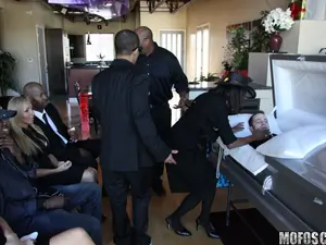 Milfs Like It Black - Sex at a Funeral - 02/21/2011
