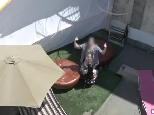 Drone Hunter - Fucking Raven on the Roof - 01/08/2015