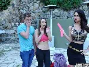 Busted Babysitters - Babysitter MILF Threesome - 03/14/2015