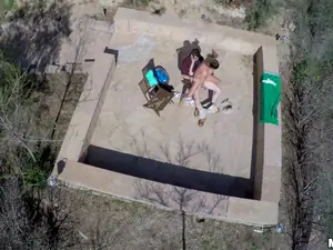 Drone Hunter - Spying on an Outdoor Public Fuck - 04/23/2015