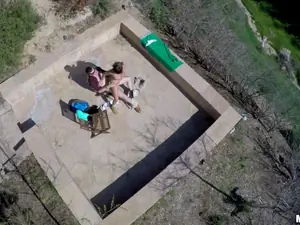 Drone Hunter - Spying on an Outdoor Public Fuck - 04/23/2015
