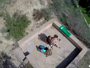 Drone Hunter - Spying on an Outdoor Public Fuck - 04/23/2015
