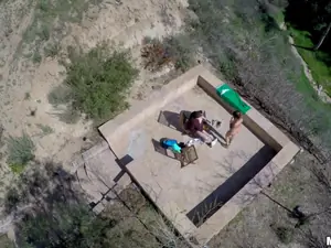 Drone Hunter - Spying on an Outdoor Public Fuck - 04/23/2015