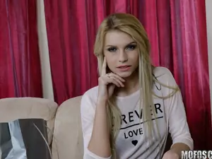 Lets Try Anal - Sexy Blonde's First Anal Pounding - 08/19/2015