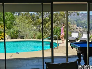 Lets Try Anal - Poolside Anal Sex - 09/02/2015