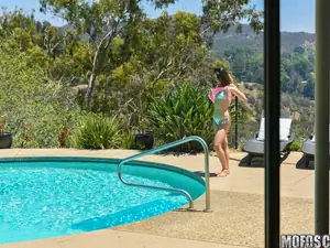 Lets Try Anal - Poolside Anal Sex - 09/02/2015
