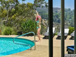 Lets Try Anal - Poolside Anal Sex - 09/02/2015