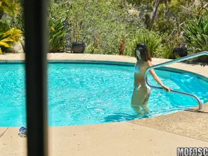 Lets Try Anal - Poolside Anal Sex - 09/02/2015