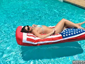 Lets Try Anal - Poolside Anal Sex - 09/02/2015