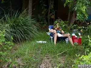 Pervs On Patrol - Tanning Teen Likes It Rough - 09/29/2015