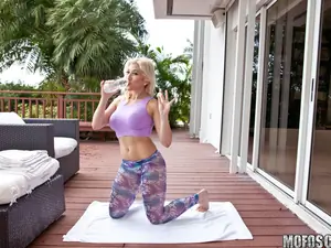 Lets Try Anal - Yoga Blonde Does Anal - 10/02/2015