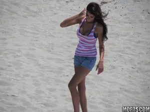 Pervs On Patrol - Tanning Mandy - 08/04/2011
