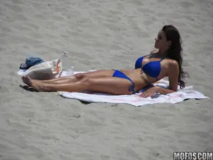 Pervs On Patrol - Tanning Mandy - 08/04/2011