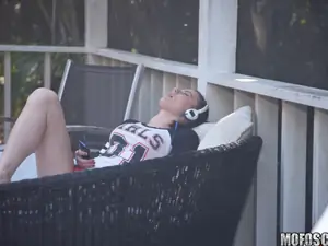 Latina Sex Tapes - Petite Latina Fucks on the Deck - 03/15/2016