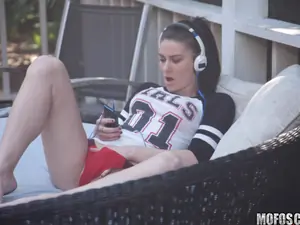 Latina Sex Tapes - Petite Latina Fucks on the Deck - 03/15/2016