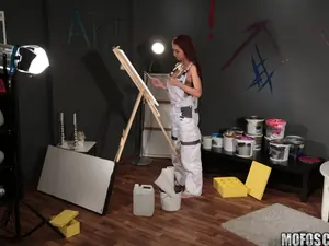 Pervs On Patrol - Artist with Big Boobs Gets Fucked - 04/11/2016