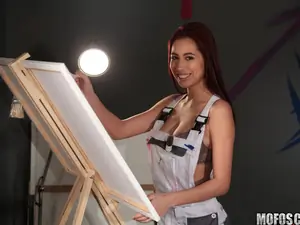 Pervs On Patrol - Artist with Big Boobs Gets Fucked - 04/11/2016