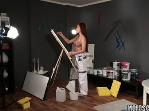 Pervs On Patrol - Artist with Big Boobs Gets Fucked - 04/11/2016