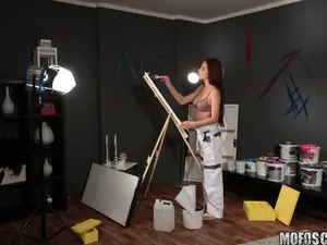 Pervs On Patrol - Artist with Big Boobs Gets Fucked - 04/11/2016