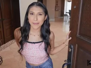 Lets Try Anal - Cableman Gives Hot Teen a Creampie - 04/21/2022