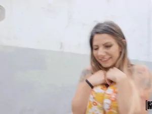 Stranded Teens - Tattooed Slut Gets in a Tight Squeeze - 06/24/2022