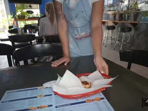 Let's Post It - The Café Waitress gets Creampied - 11/17/2022