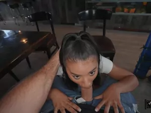 Let's Post It - The Café Waitress gets Creampied - 11/17/2022