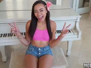 Latina Sex Tapes - Giggly Latina in Piledriver - 09/14/2016