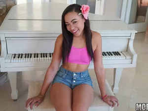 Latina Sex Tapes - Giggly Latina in Piledriver - 09/14/2016