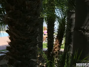 Pervs On Patrol - Voyeur Watches Naked Busty Blonde - 09/24/2016