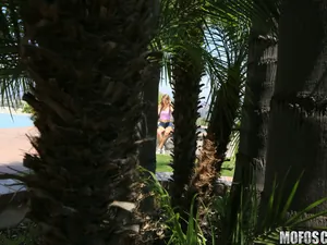 Pervs On Patrol - Voyeur Watches Naked Busty Blonde - 09/24/2016