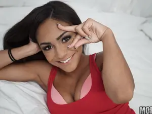 Ebony Sex Tapes - BF Tit Fucks Big Booty Teen - 02/12/2017