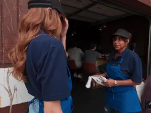 Let's Post It - Waitress Breaks for BF's Big Sub - 04/22/2025