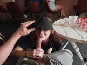 Let's Post It - Waitress Breaks for BF's Big Sub - 04/22/2025