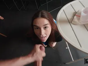 Let's Post It - Waitress Breaks for BF's Big Sub - 04/22/2025