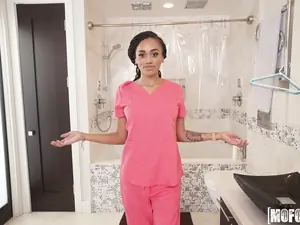 Ebony Sex Tapes - Big Booty Nurse Heals Sick BF - 03/26/2017