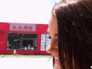 Public Pickups - Fun-loving Model Fucks in Public - 07/05/2017