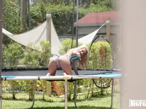 Pervs On Patrol - Trampoline Cock Worship - 09/08/2017
