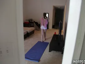 Pervs On Patrol - Yummy Yoga Stretching - 03/29/2012