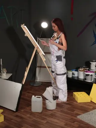 Pervs On Patrol - Artist with Big Boobs Gets Fucked - 04/11/2016