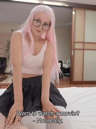 Lets Try Anal - Bespectacled Babe Enjoys Anal - 06/06/2022