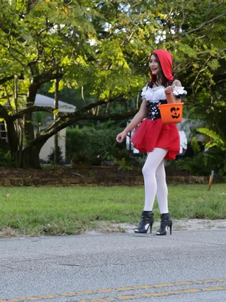 Don't Break Me - Brunette Spinner Fucks on Halloween - 11/01/2016